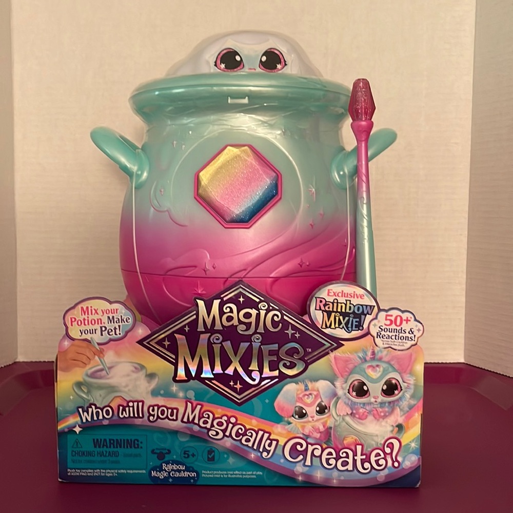 *SAME DAY SHIP* Magic Mixies RARE RAINBOW Magical Misting Cauldron - New